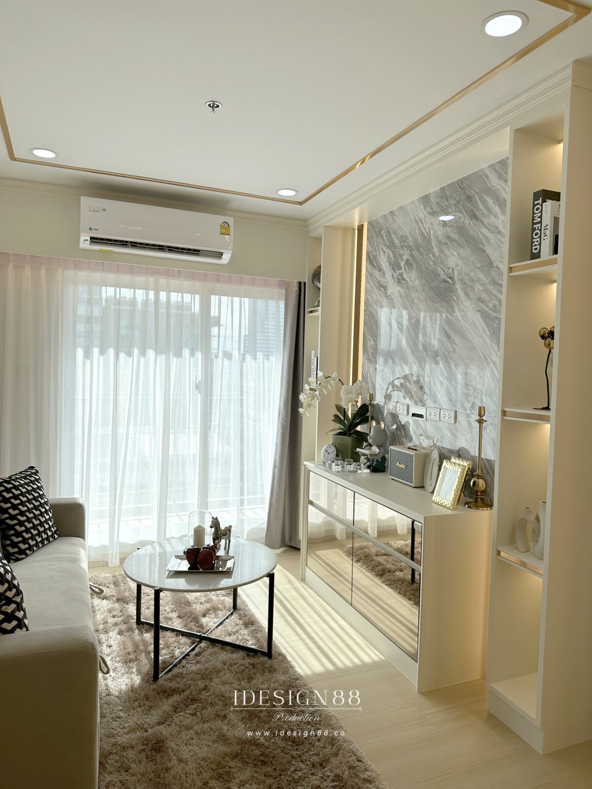 ศุภาลัย เวอเรนด้า รามคำแหง (ห้อง 2) ผลงานจริง ภาพที่ 4 ออกแบบตกแต่งภายใน iDesign88
