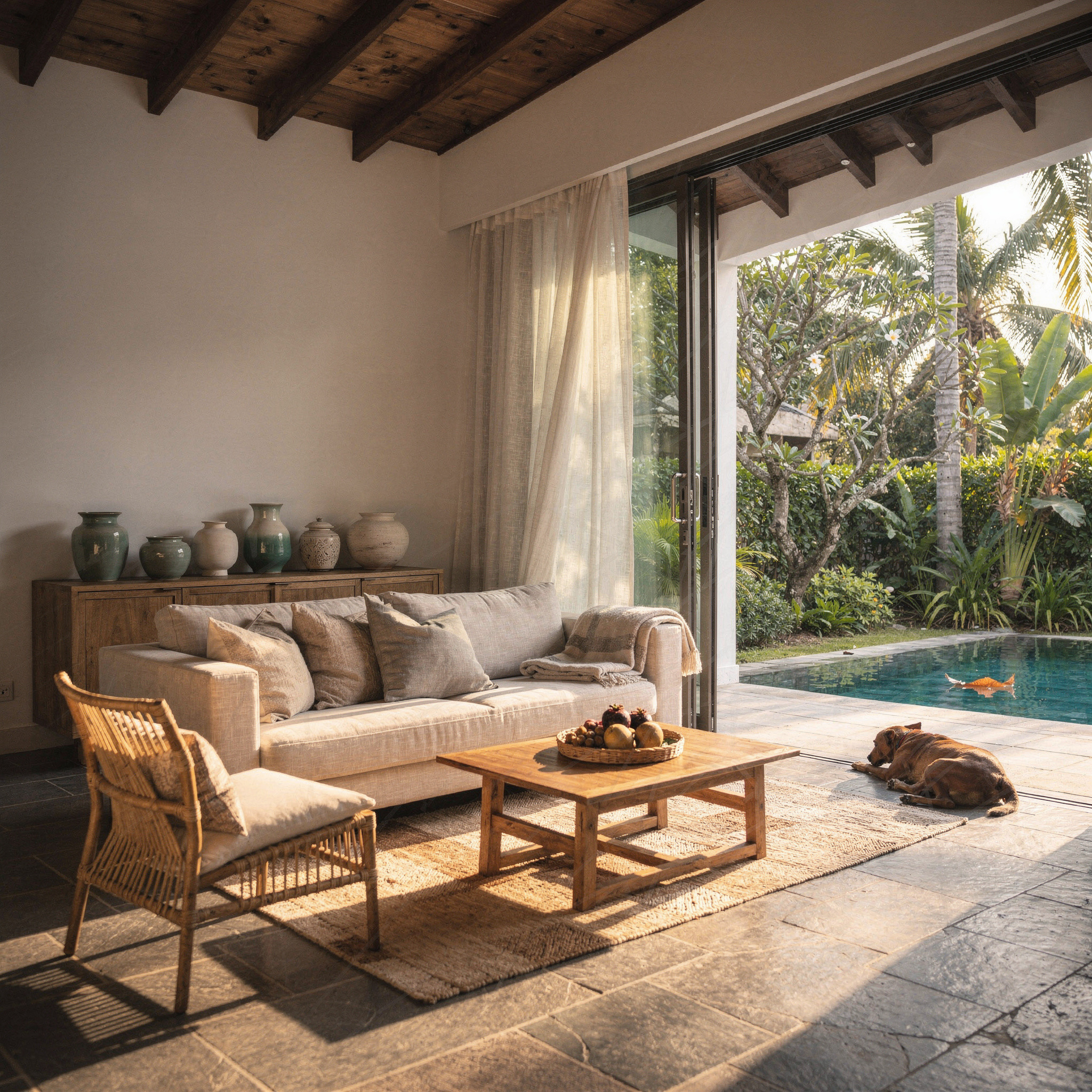 Tropical Modern Living Room Luxury House iDesign88