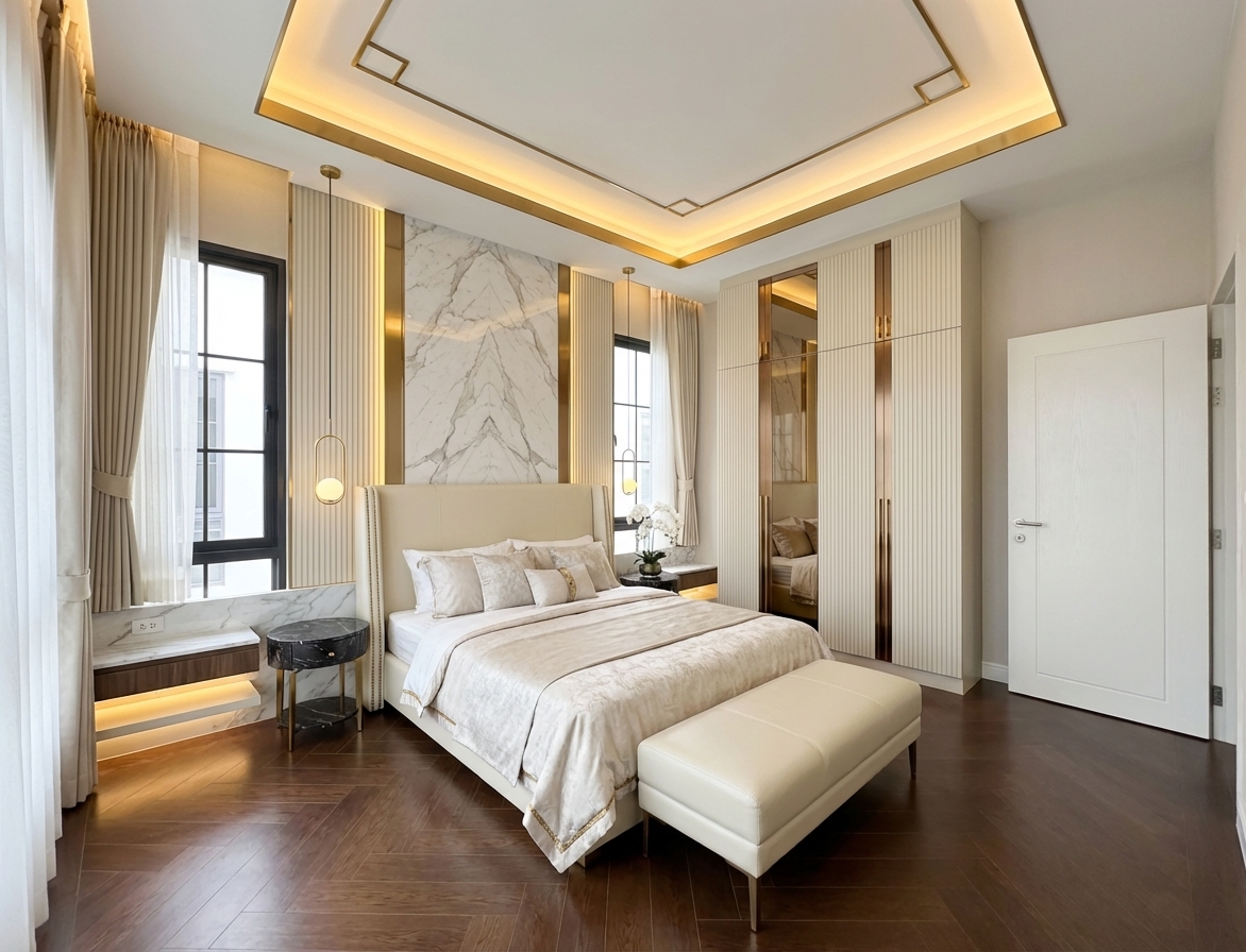 Modern Luxury Bedroom 2 Interior Design by iDesign88