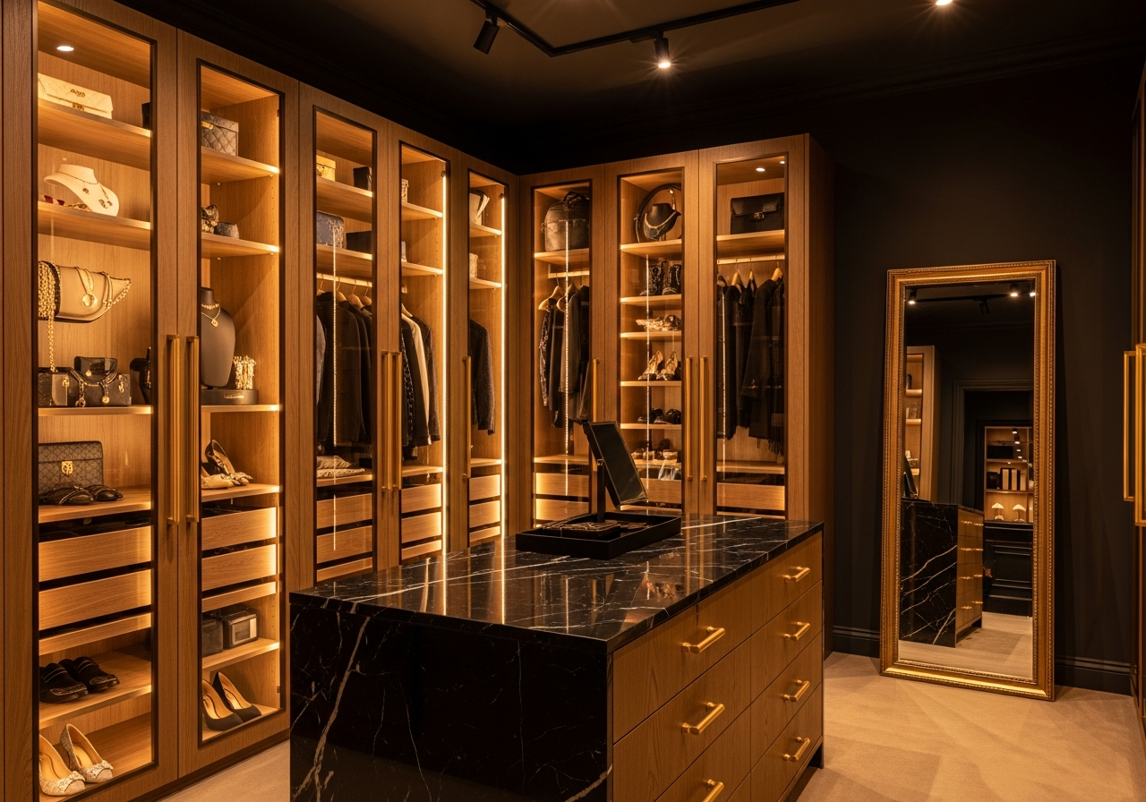Walk-in Closet Built-in Premium iDesign88