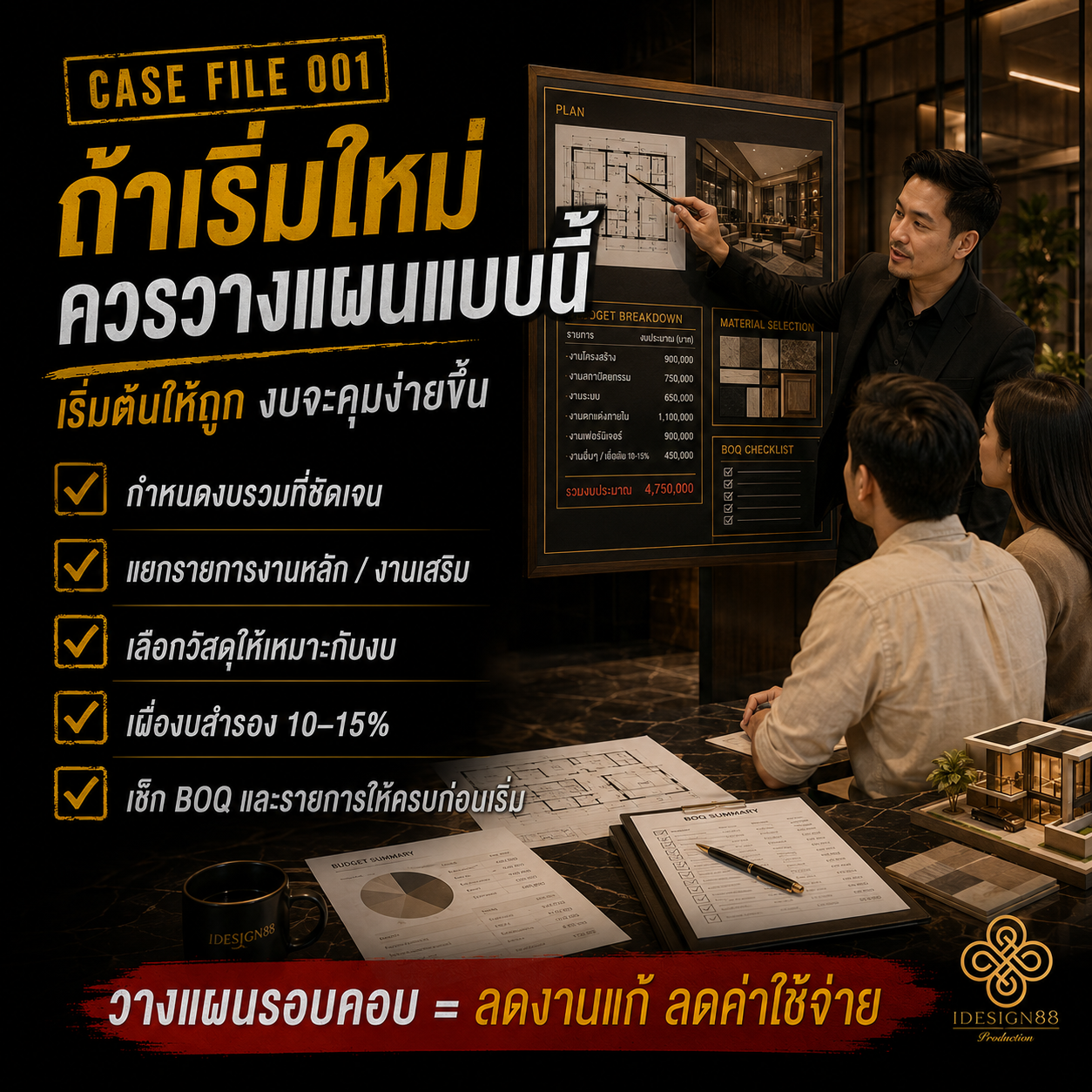 วิธีวางแผนงบตกแต่งภายในไม่ให้บานปลาย
