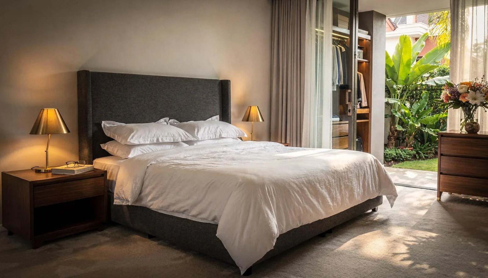 Luxury House Interior Master Bedroom Walk-in Closet Modern Luxury Bangkok iDesign88