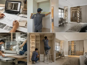 ขั้นตอนทำ Built-in Furniture ตั้งแต่การออกแบบจนถึงติดตั้งภายในบ้าน