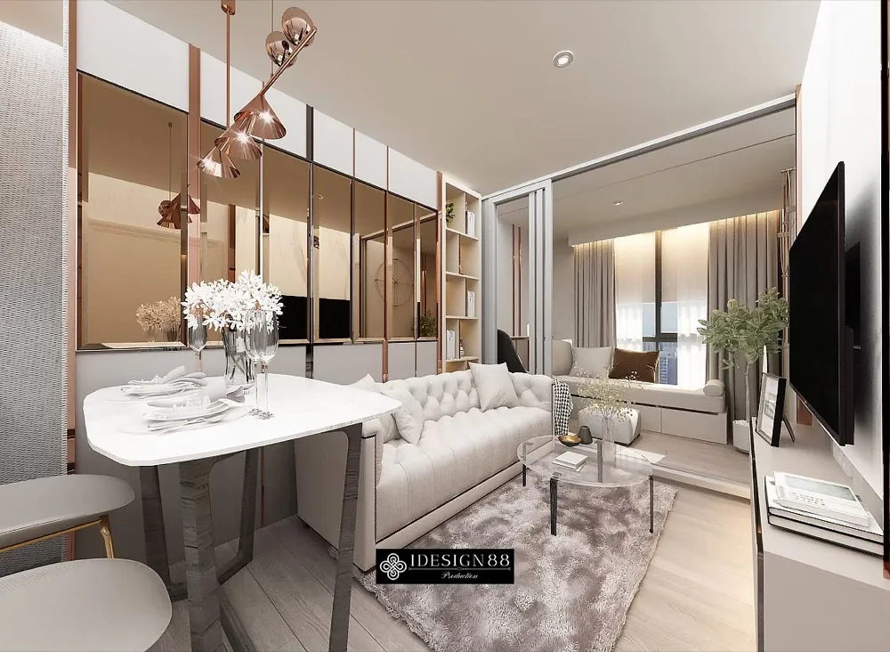The Parkland จรัญฯ ภาพ 3D ออกแบบตกแต่งภายใน iDesign88