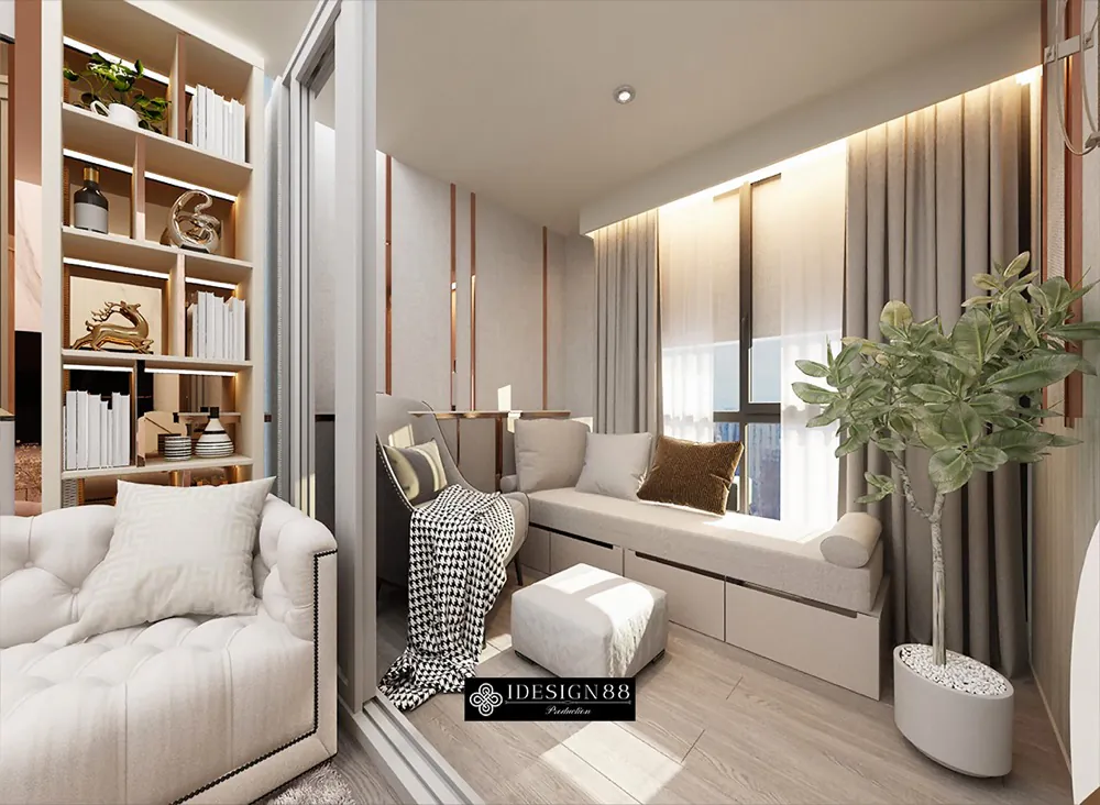 The Parkland จรัญฯ ภาพ 3D ออกแบบตกแต่งภายใน iDesign88
