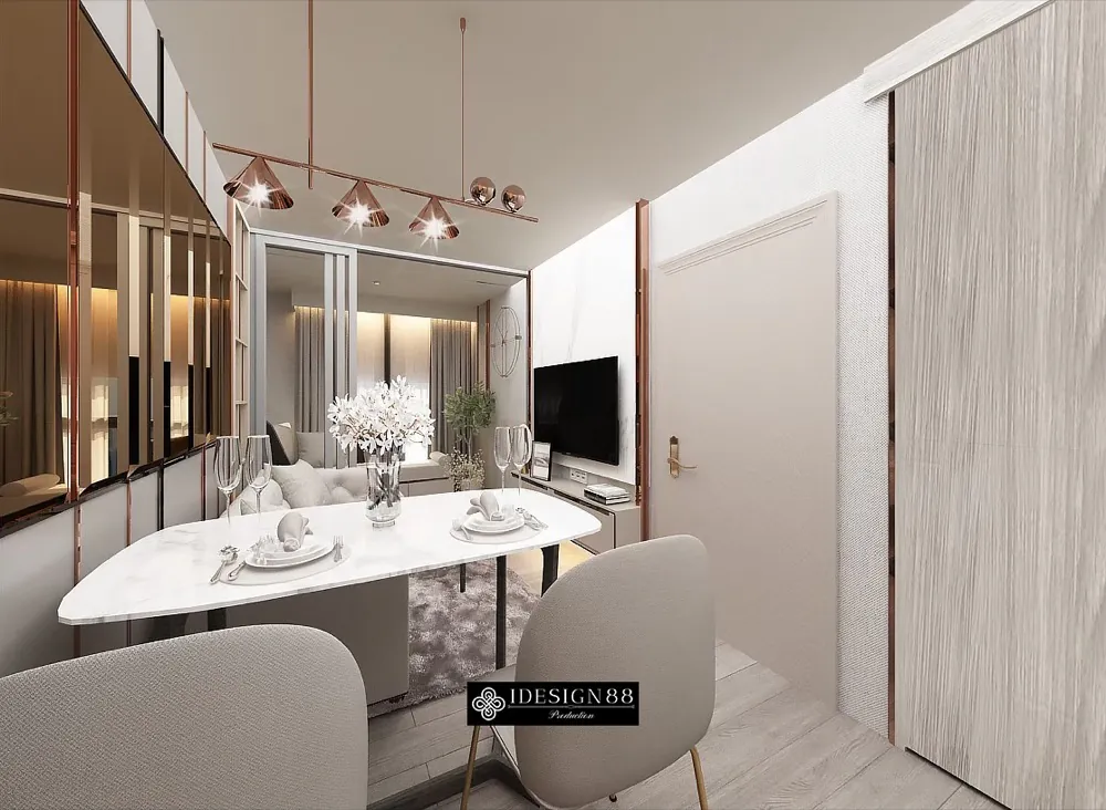 The Parkland จรัญฯ ภาพ 3D ออกแบบตกแต่งภายใน iDesign88