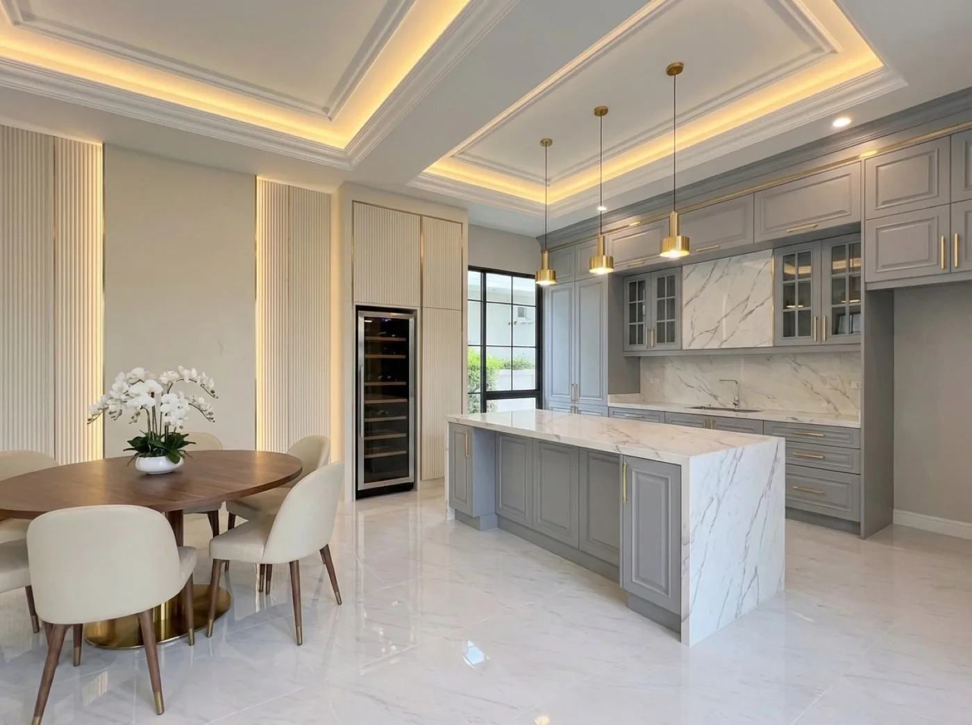 Modern Luxury Kitchen Interior Design by iDesign88
