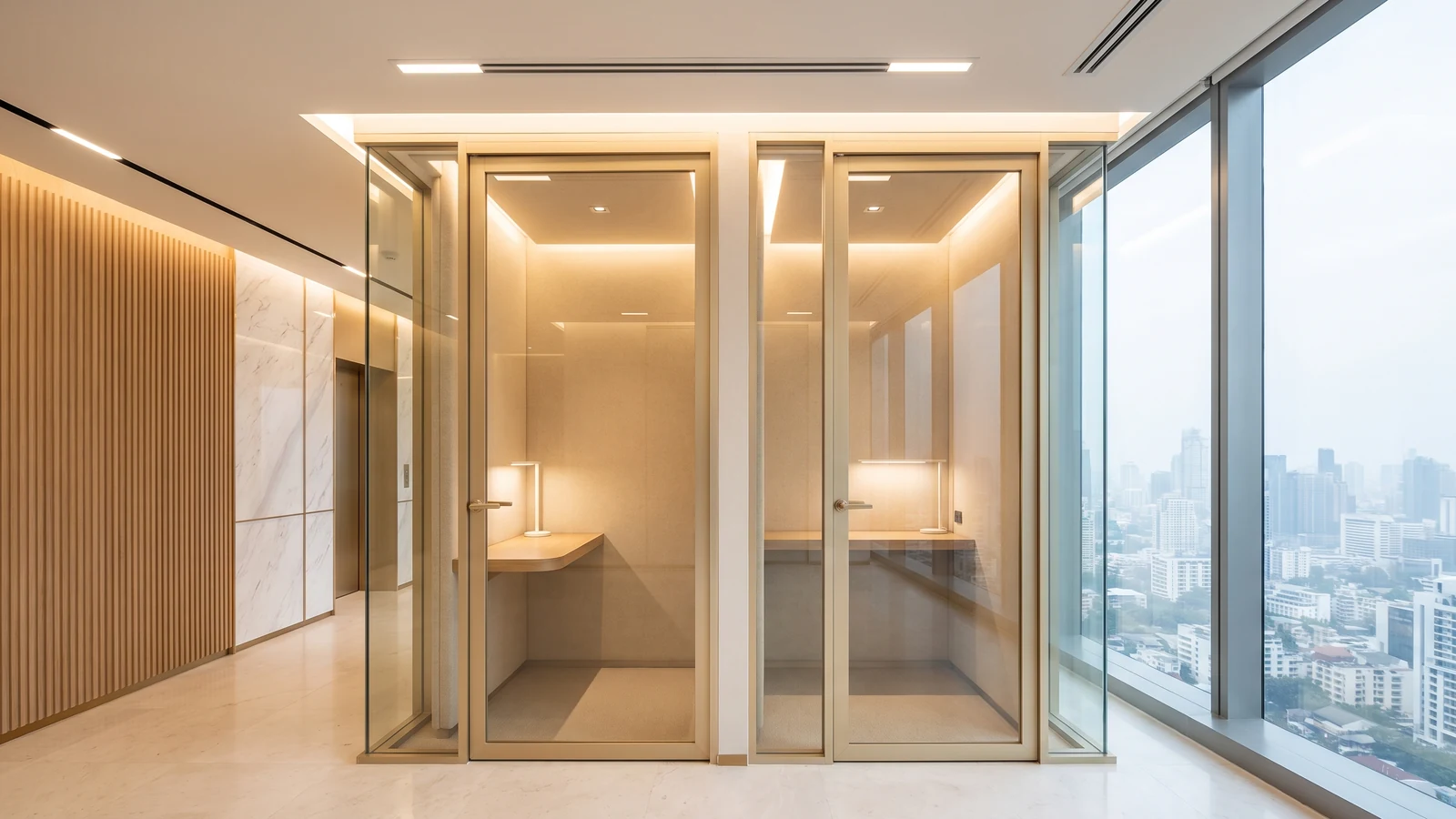 โฟกัสรูมและห้องโทรศัพท์ในออฟฟิศ ออกแบบออฟฟิศรองรับ Hybrid Work iDesign88
