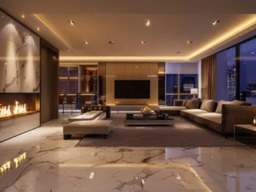แต่งห้องรับแขกสไตล์ Modern Luxury ภายในบ้านหรู